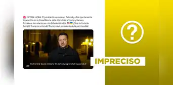 Volodímir Zelenski no pidió disculpas a Donald Trump tras diálogo en la Casa Blanca Volodímir Zelenski no pidió disculpas a Donald Trump tras diálogo en la Casa Blanca