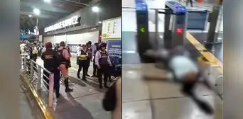 Hombre es asesinado en la estación Jorge Chávez de la Línea 1 del Metro de Lima Hombre es asesinado en la estación Jorge Chávez de la Línea 1 del Metro de Lima