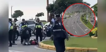 Cámaras graban la caída de una turista irlandesa de parapente en plena Costa Verde en Miraflores Cámaras graban la caída de una turista irlandesa de parapente en plena Costa Verde en Miraflores
