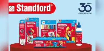 ¡Arma tu lista de útiles en minutos!  Descubre las novedades de Standford: útiles coloridos, divertidos y con personajes animados