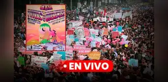 Marcha por el 8 de marzo Día Internacional de la Mujer EN VIVO: ruta, puntos de concentración y gremios que participarán