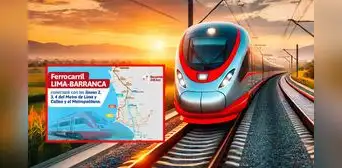 El Ferrocarril Lima-Barranca conectará Ancón con el Metro de Lima: tendrá 245 km y se espera que esté listo en 2025, según el MTC El Ferrocarril Lima-Barranca conectará Ancón con el Metro de Lima: tendrá 245 km y se espera que esté listo en 2025, según el MTC