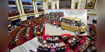 El pacto del Congreso: Carlincatura de hoy expone la alianza de Fuerza Popular, APP y demás aliados El pacto del Congreso: Carlincatura de hoy expone la alianza de Fuerza Popular, APP y demás aliados