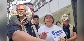 Ministra de la Mujer evade a la prensa y evita responder sobre denuncia a periodista Gustavo Gorriti