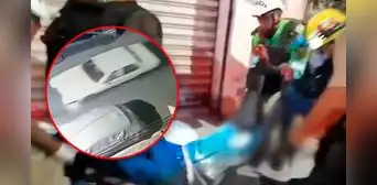 Delincuente resulta herido de un disparo en la cabeza tras intensa persecución de la PNP en Cercado de Lima