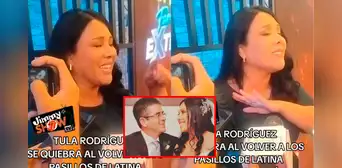 Tula Rodríguez llora al volver a los pasillos de Latina, lugar donde conoció a Javier Carmona: “Aquí hice clic”