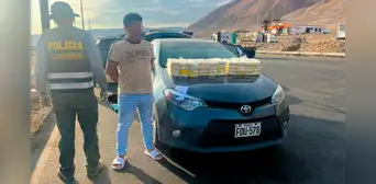 Decomisan droga valorizada en medio millón de soles que iba a traficarse en Arequipa Decomisan droga valorizada en medio millón de soles que iba a traficarse en Arequipa