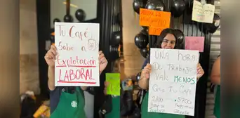 Huelga en Starbucks Chile: trabajadores denuncian que por hora ganan menos de lo que cuesta un café