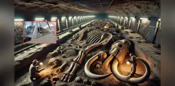 Hallan bajo un metro restos fósiles de animales de más de 11.000 años: encontraron impresionantes huesos de mamut