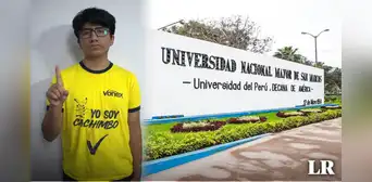 Joven de Ate, primer puesto en nueva carrera de Ingeniería en la UNMSM, afirma que no se 'mató' estudiando: "Me sobró tiempo" Joven de Ate, primer puesto en nueva carrera de Ingeniería en la UNMSM, afirma que no se 'mató' estudiando: "Me sobró tiempo"