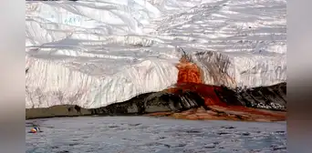 Estudio científico revela el misterioso origen del color rojo en las Cataratas de Sangre de la Antártida