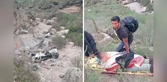 Tragedia en vía Arequipa - Puno: dos hermanos y una mujer mueren tras caída de camioneta en barranco de 500 metros