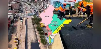 Renuevan 28 km de la avenida Túpac Amaru en Comas tras más de 20 años: obras viales prometen mejorar el tránsito en Lima Norte