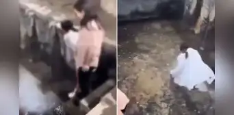 Cajamarca: Turistas son captadas robando monedas en el Pozo del Inca perjudicando su patrimonio cultural Cajamarca: Turistas son captadas robando monedas en el Pozo del Inca perjudicando su patrimonio cultural