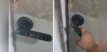 Joven instala cerradura inteligente en su casa y usuarios no lo pueden creer: '¡Es más cara que la puerta! Joven instala cerradura inteligente en su casa y usuarios no lo pueden creer: '¡Es más cara que la puerta!