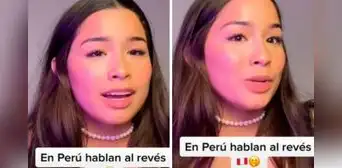 Extranjera afirma que los peruanos 'hablan al revés' y usuarios se indignan: "No es cierto" Extranjera afirma que los peruanos 'hablan al revés' y usuarios se indignan: "No es cierto"
