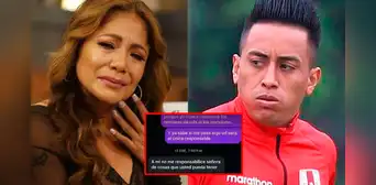 Así advertía Christian Cueva a Marisol por chats tras colaborar con Pamela López: “Te voy a dar hasta hoy para que te retractes" Así advertía Christian Cueva a Marisol por chats tras colaborar con Pamela López: “Te voy a dar hasta hoy para que te retractes"