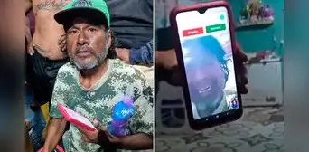 Pescador peruano es hallado con vida en Ecuador tras 95 días perdido en el mar y se quiebra al ver a su familia