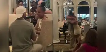 Pareja fingió pedida de mano para evitar pagar la cuenta en restaurante: clip genera polémica Pareja fingió pedida de mano para evitar pagar la cuenta en restaurante: clip genera polémica