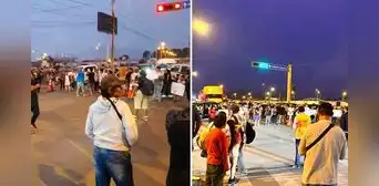 Bloquean la Panamericana Sur en Chilca HOY: exigen instalación de un nuevo puente al MTC Bloquean la Panamericana Sur en Chilca HOY: exigen instalación de un nuevo puente al MTC