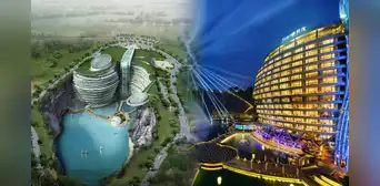 Así es el hotel bajo tierra más prestigioso de China: costó más de US$ 5 millones y 10 años de construcción