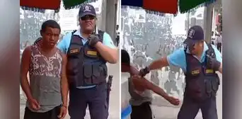 Ladrón escapa mientras sereno posaba para una foto y el final es viral: "No corrió" Ladrón escapa mientras sereno posaba para una foto y el final es viral: "No corrió"