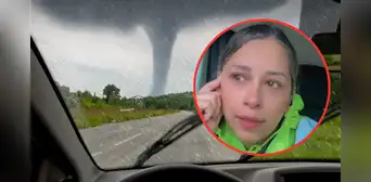 Momento aterrador en Florida: mujer queda atrapada en su camioneta durante un tornado y vive una experiencia escalofriante
