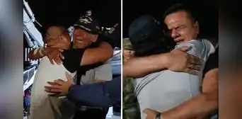 Así fue la emotiva llegada a tierra del pescador peruano perdido en el mar por 95 días: "No quería morir" Así fue la emotiva llegada a tierra del pescador peruano perdido en el mar por 95 días: "No quería morir"