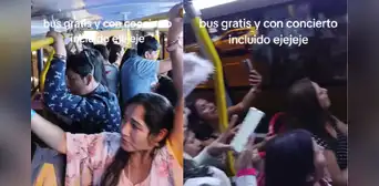 Fans de Ha*Ash toman un bus al salir de su concierto en Lima y lo vuelven un karaoke: "Cosas que Europa se pierde"