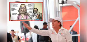 Las operaciones de Dina Boluarte: la Carlincatura relaciona los favores políticos hechos por la presidenta por cirugías estéticas