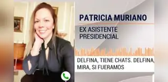 Nuevo audio de Patricia Muriano: aparece Delfina Llaguno, personaje clave que tramitaba pedidos de Mario Cabani Nuevo audio de Patricia Muriano: aparece Delfina Llaguno, personaje clave que tramitaba pedidos de Mario Cabani