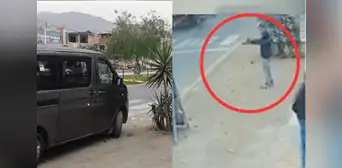 Balean a conductor dentro de su miniván a plena luz del día en SJL: cámaras registraron momento del atentado Balean a conductor dentro de su miniván a plena luz del día en SJL: cámaras registraron momento del atentado