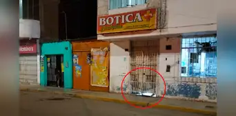 La Libertad: delincuentes detonan explosivo en botica y causan pánico