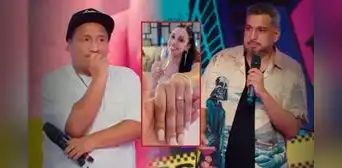 Ricardo Mendoza le pidió matrimonio a su novia y lo anunció de manera insólita: noticia dejó sorprendido a Jorge Luna