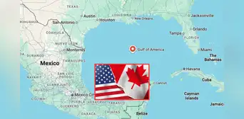 EEUU propone renombrar el Golfo de México como "Golfo de América" y Canadá responde con inesperada medida EEUU propone renombrar el Golfo de México como "Golfo de América" y Canadá responde con inesperada medida