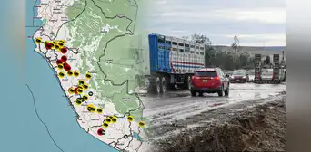 Carreteras bloqueadas por fuertes lluvias en La Libertad, Ayacucho y otras regiones: más de 40 puntos de tránsito bloqueados Carreteras bloqueadas por fuertes lluvias en La Libertad, Ayacucho y otras regiones: más de 40 puntos de tránsito bloqueados