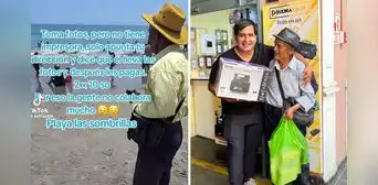 Adulto mayor conmueve al tener poca venta de fotos en playa de Lima: usuarios decidieron ayudarlo Adulto mayor conmueve al tener poca venta de fotos en playa de Lima: usuarios decidieron ayudarlo