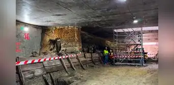 Restos del Real Canal del Manzanares son descubiertos durante las ampliación de la línea 11 de metro en España Restos del Real Canal del Manzanares son descubiertos durante las ampliación de la línea 11 de metro en España