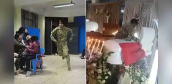 Soldado peruano llora la partida de su madre y hermanos en emotivo funeral: "Me dejan solo" Soldado peruano llora la partida de su madre y hermanos en emotivo funeral: "Me dejan solo"