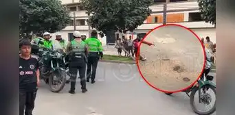 Alarma por incidente frente al colegio Leonardo da Vinci de Huaycán Alarma por incidente frente al colegio Leonardo da Vinci de Huaycán