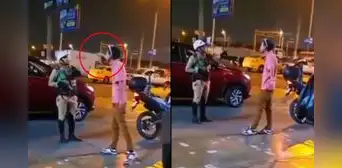Hombre amenaza con navaja a policía de tránsito en Santa Anita y lo desafía: “¡Dispárame, pues!” Hombre amenaza con navaja a policía de tránsito en Santa Anita y lo desafía: “¡Dispárame, pues!”