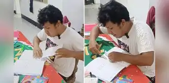 Padre sorprende al despegar fotocopias de cuadernos usados para reutilizarlos: “Antes las profesoras dibujaban" Padre sorprende al despegar fotocopias de cuadernos usados para reutilizarlos: “Antes las profesoras dibujaban"