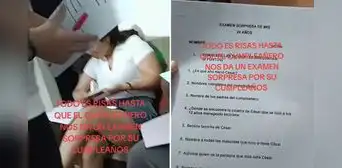 Cumpleañero sorprende a sus invitados con examen: “El que reprueba, no come torta” Cumpleañero sorprende a sus invitados con examen: “El que reprueba, no come torta”