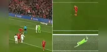Cristiano Ronaldo se 'lució' en penal atajado: aconsejó a su arquero antes del disparo de Christian Eriksen Cristiano Ronaldo se 'lució' en penal atajado: aconsejó a su arquero antes del disparo de Christian Eriksen