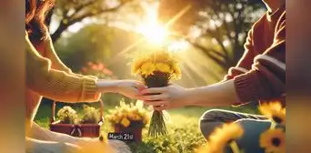 ¿En qué día de marzo se regalan flores amarillas y cómo nació esta tradición?
