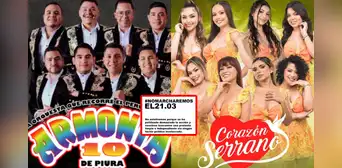 Armonía 10, Corazón Serrano y más artistas cancelan su participación en la marcha nacional: "No asistiremos"