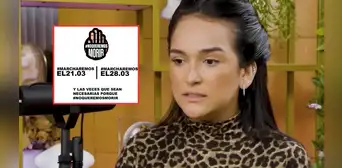 Daniela Darcourt se retracta y confirma que sí asistirá a la marcha nacional: "Hubo un error de comunicación"