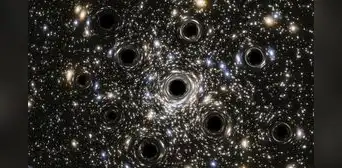 Todos podríamos vivir dentro de un agujero negro, según científicos: estaría vinculado con la rotación de galaxias Todos podríamos vivir dentro de un agujero negro, según científicos: estaría vinculado con la rotación de galaxias