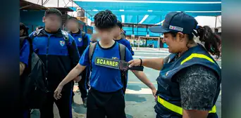 Gore Callao utiliza detectores de metales para reforzar medidas de seguridad en los colegios del distrito Gore Callao utiliza detectores de metales para reforzar medidas de seguridad en los colegios del distrito