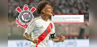 Hinchas de Corinthias se rinden ante Paolo Guerrero tras ganar a Bolivia en Eliminatorias: "¿Un último baile aquí?" Hinchas de Corinthias se rinden ante Paolo Guerrero tras ganar a Bolivia en Eliminatorias: "¿Un último baile aquí?"